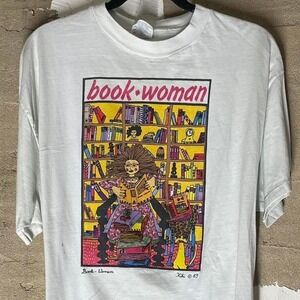 Vintage Book Woman 1989 Graphic T-Shirt